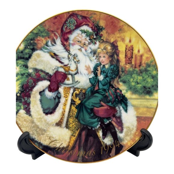 1994 Avon Christmas Plate The Wonder of Christmas Don Sheffler 8.25" - Picture 2 of 7